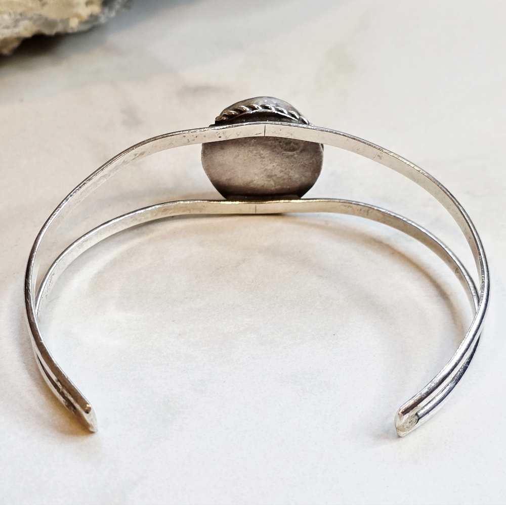 Turqouise Sterling Silver Cuff - Picture 3 of 4